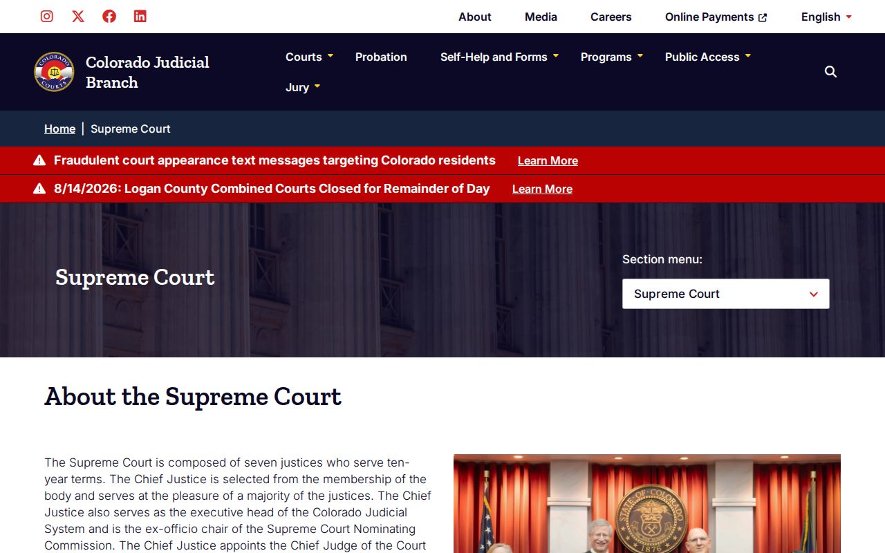 Castle Rock court docket Colorado Supreme Court context