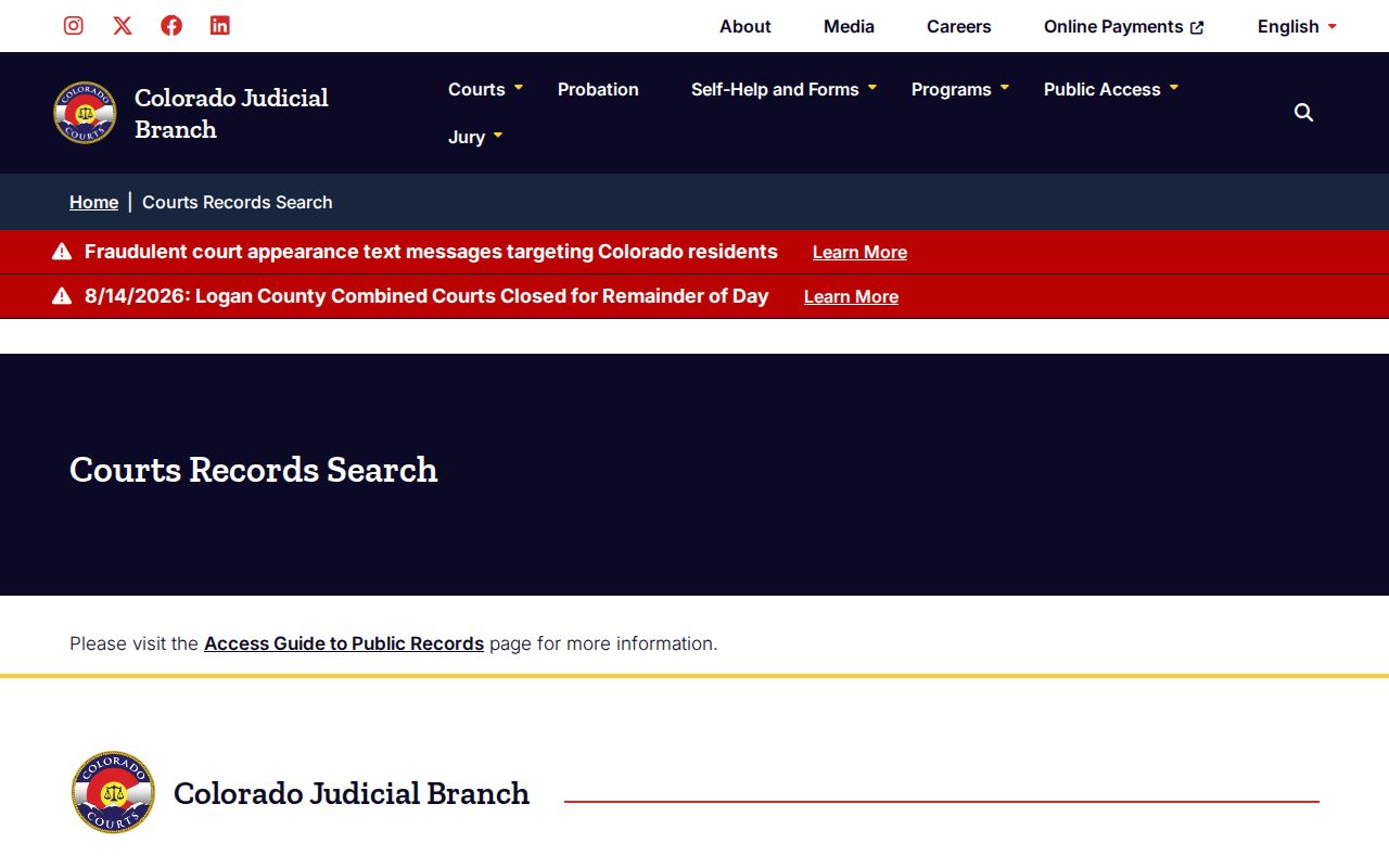 Douglas County court docket records search overview